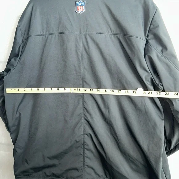 Nike San Francisco 49ers NFL On Field Apparel Men’s XXL Gray/Red Full Zip Fleece - Picture 3 of 10